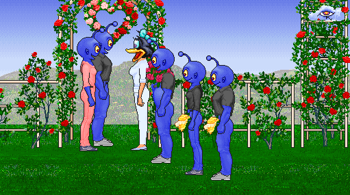 Alienyte wedding pic